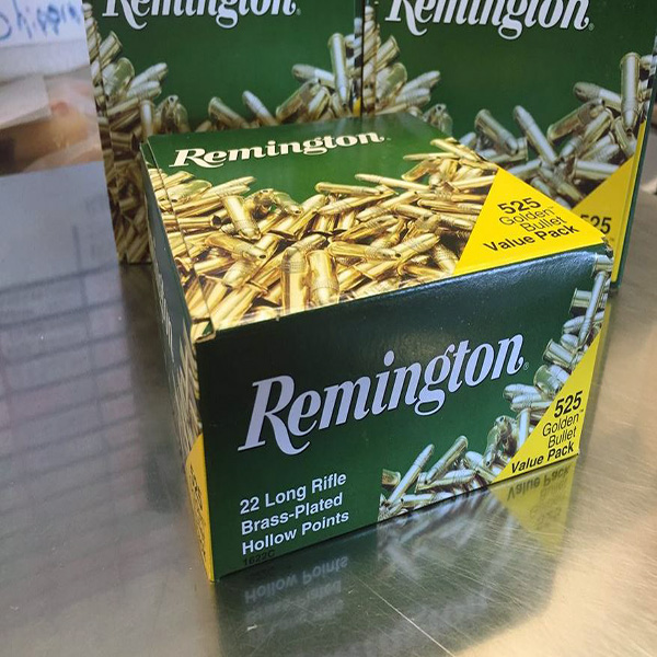 Remington Golden Bullet 22 LR 36 gr. PLHP 525 rnd/box